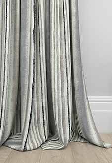 Guarda Stripe, Grey - Made to Measure Curtains